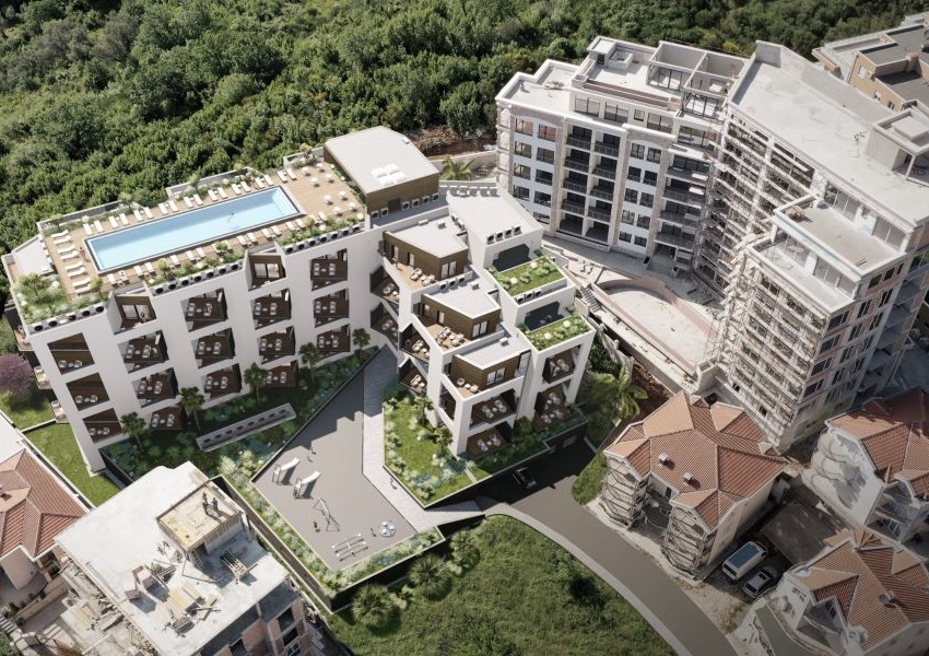 Qlistings - New residential complex under construction in Becici, Budva Property Image