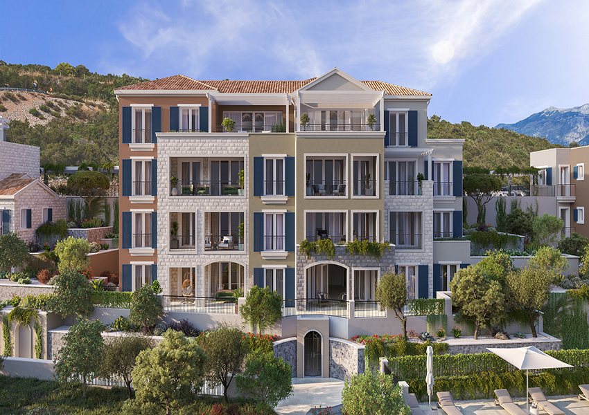 Qlistings - Tivat, Lustica Bay - Two bedroom apartment in the Visterija building, Marina village Property Image
