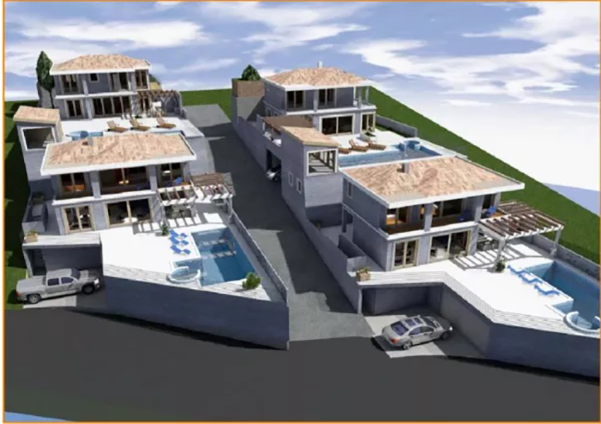 Qlistings - Four villas under construction for sale - Kuljace, Budva Property Image